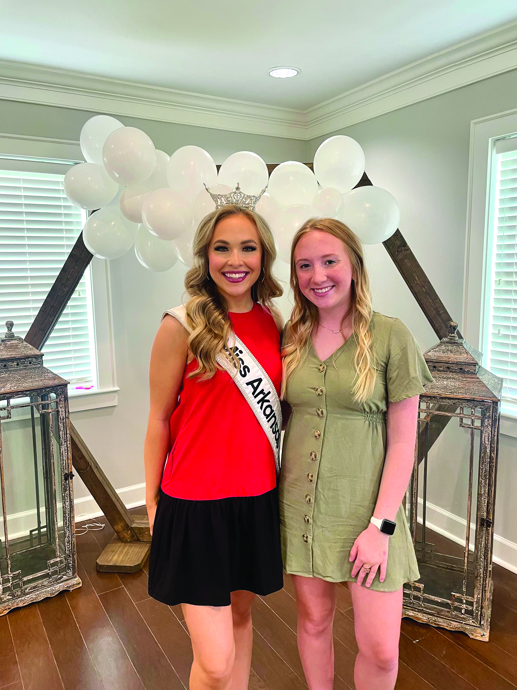 Alpha Gamma Delta Holds Drop In Reception for Miss Arkansas Cori Keller